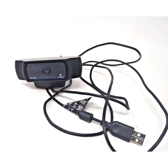 Logitech C920 HD Pro 1080p USB Webcam V-U0028 Black- Zeiss Lens - 860-000334 - Picture 1 of 3